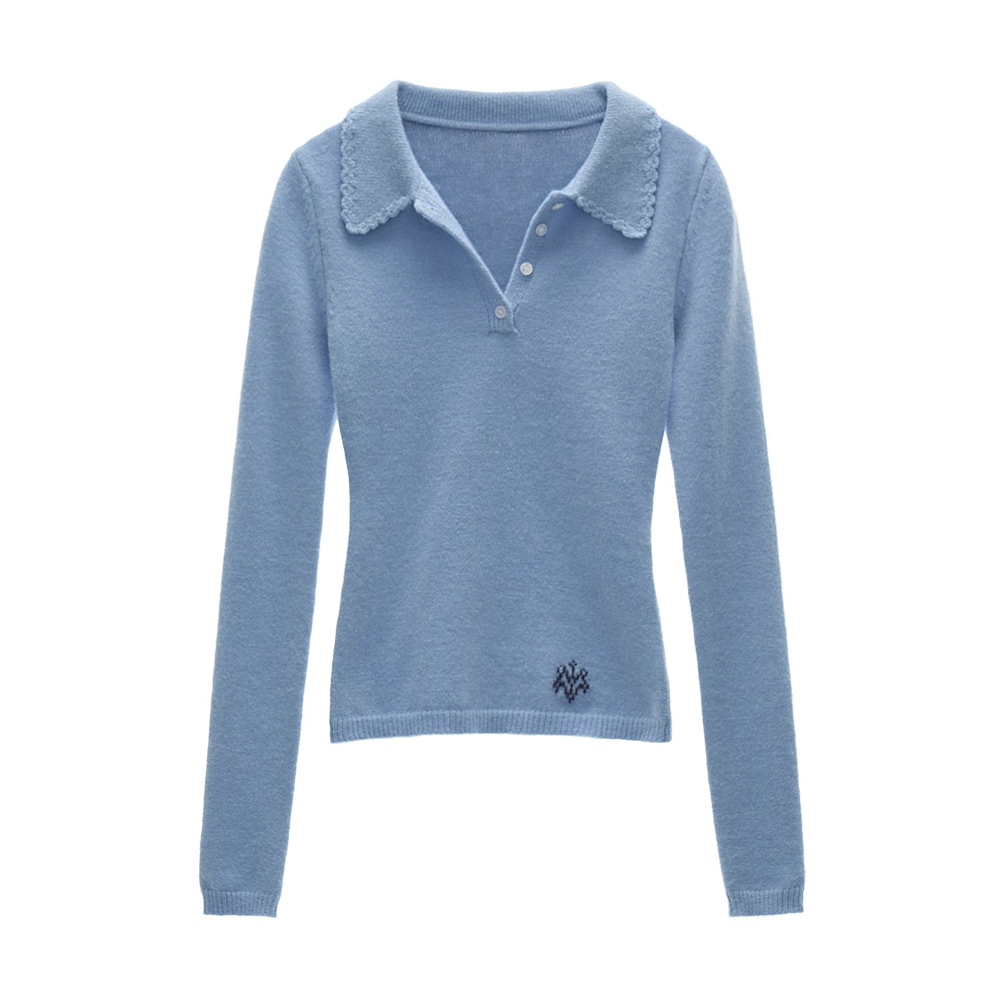 Vintage Crochet V-Neck Top Set-Up