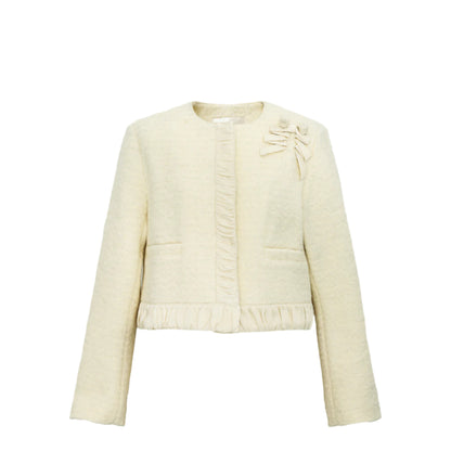 Silver Sparkle Jacket & Skirt Set-Up