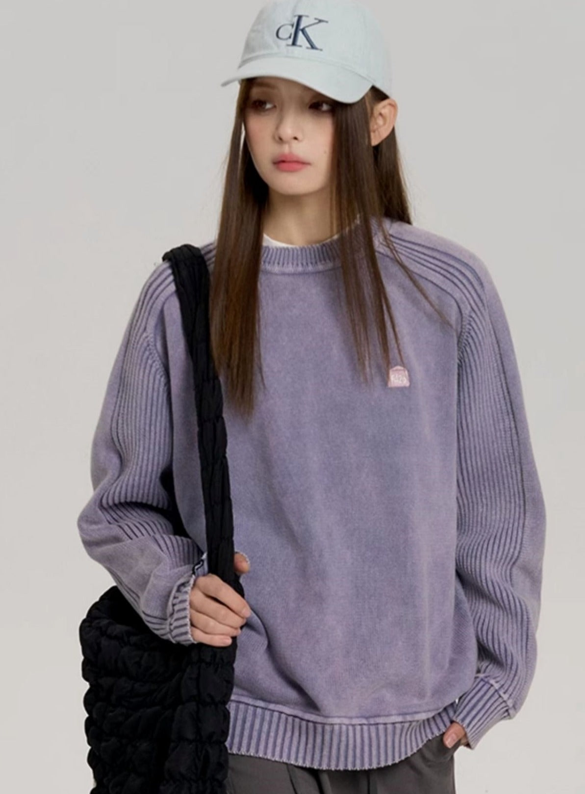 Loose and Versatile Raglan Sweater Top