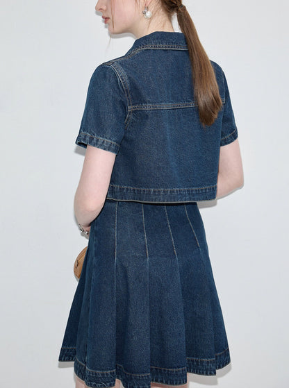 Denim Shirt and Sundress Set-Up