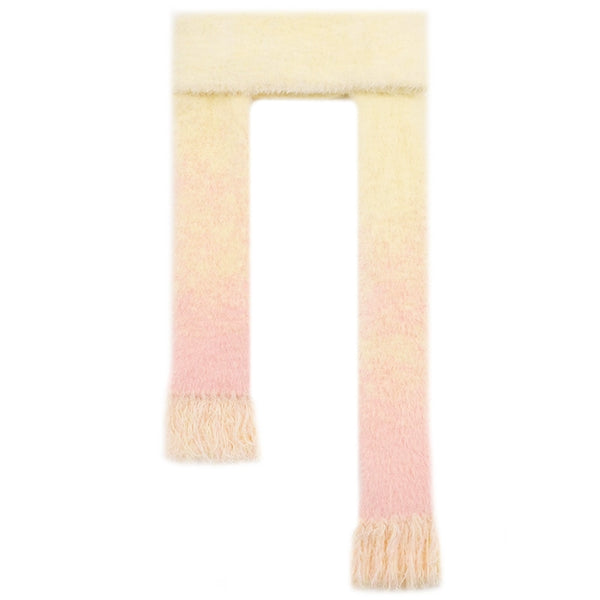 American retro gradient star fur top