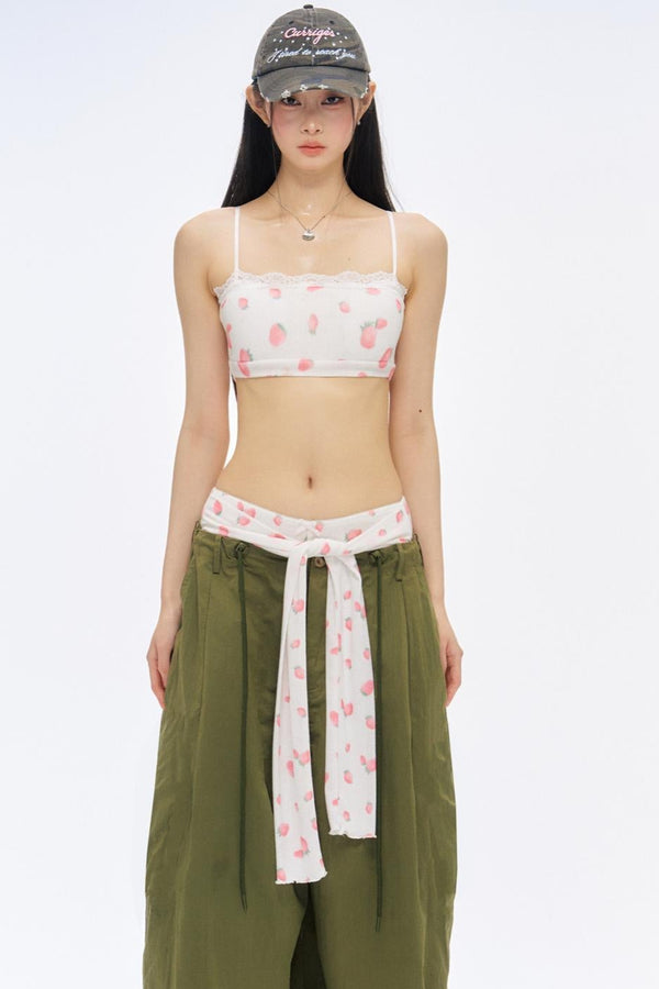 Floral Cardigan Lace Shorts Set-Up