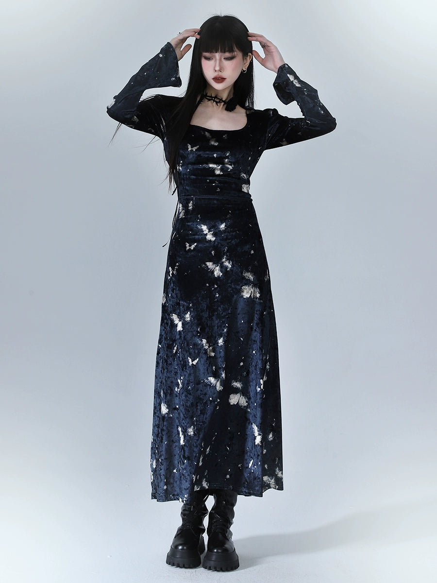 Chinese Velvet Adult Dress