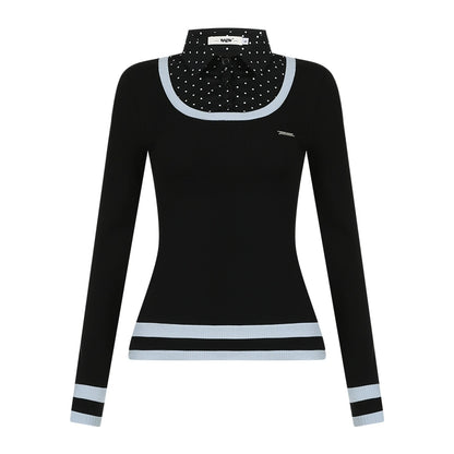 Slim Cotton Layering Tops