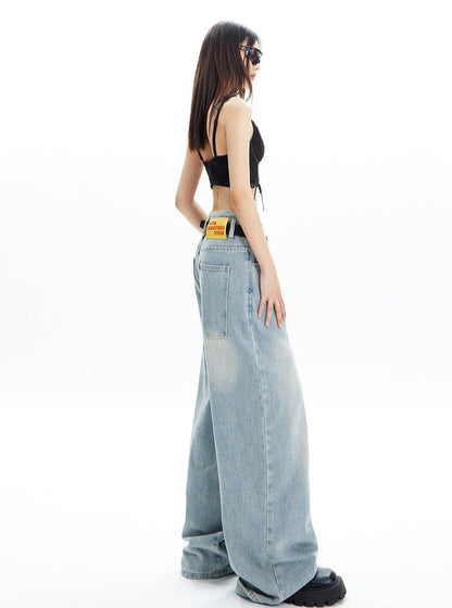 Short sleeved T-shirt and denim pants set