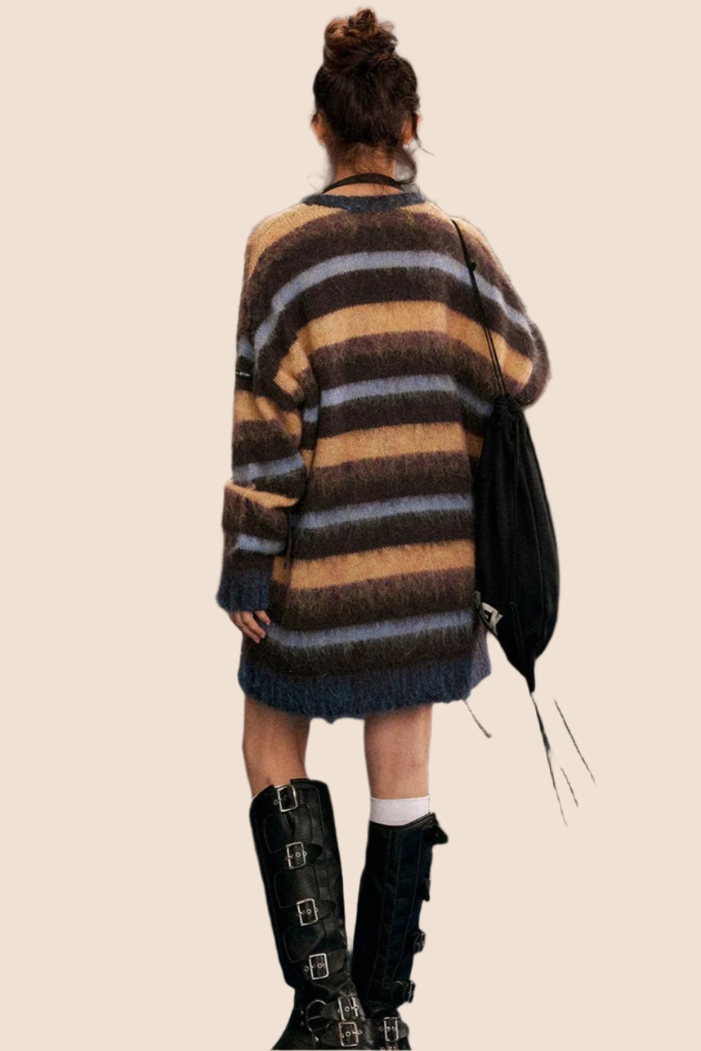 Long Tassel Knit Sweater