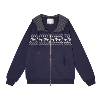 Fair Isle Quilted Jacket Set-Up