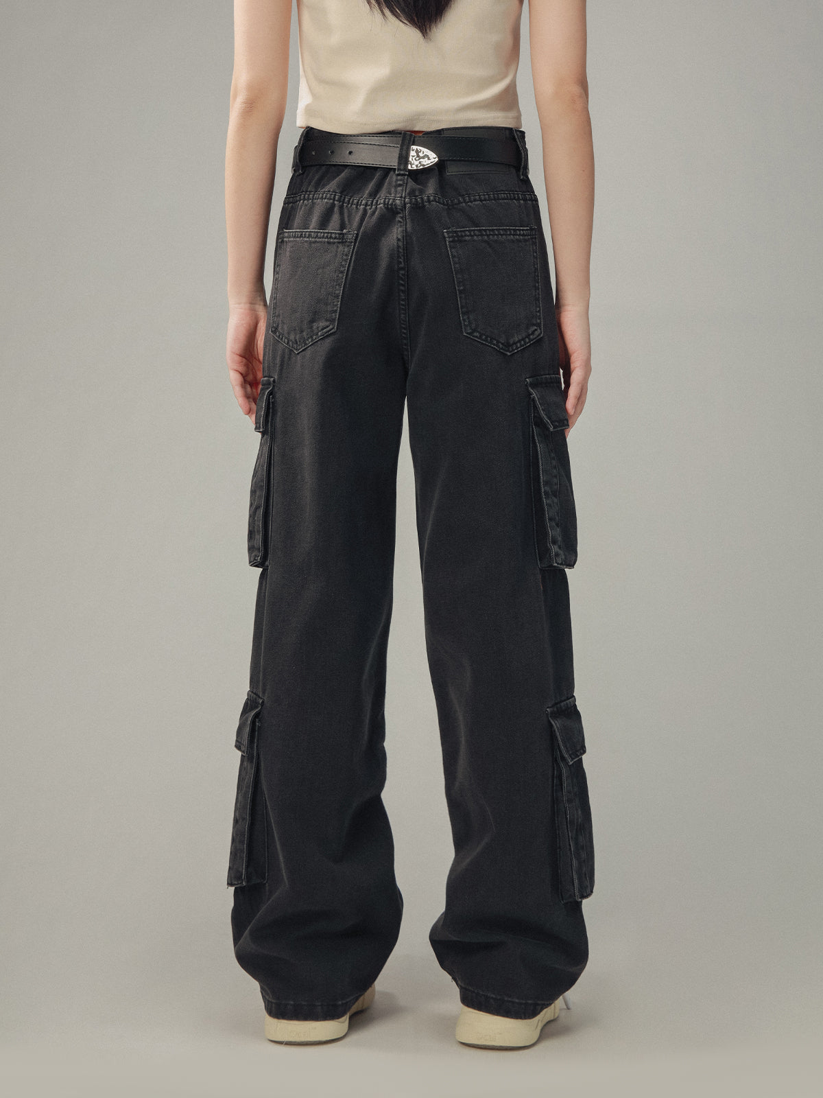 Draped Cargo Pants