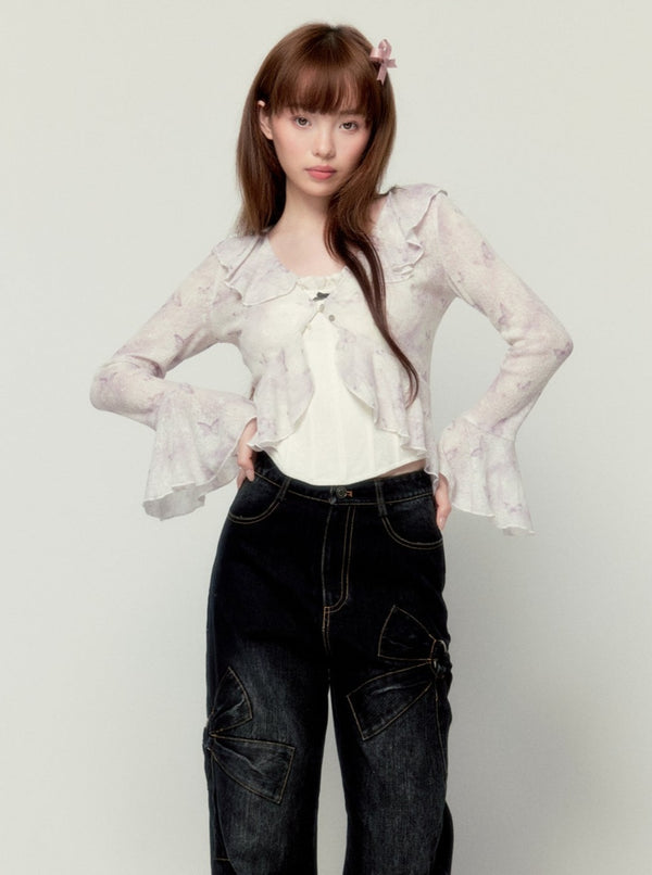 Versatile Knit Butterfly Top