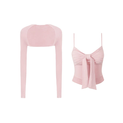 Design Sense Bow Waist Suspender Set