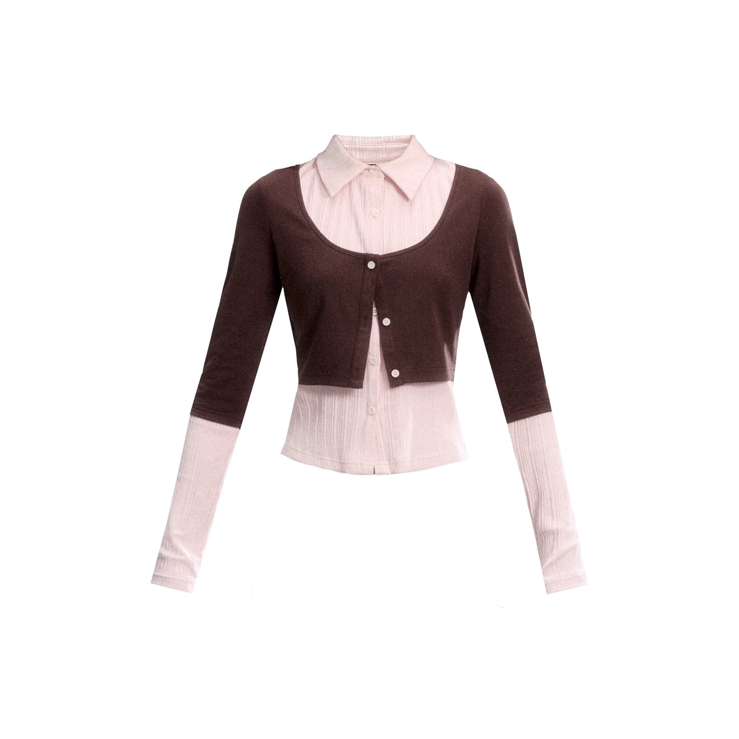 Butterfly Dream Cotton Knitwear Skirt Set-Up