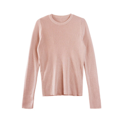 Mehrfarbiger Wollstrickpullover