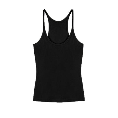 American Elastic Thin Strap Vest Top