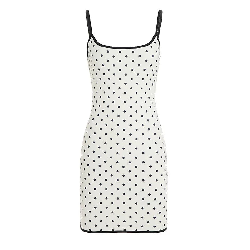 Retro Polka Dot Slip Dress