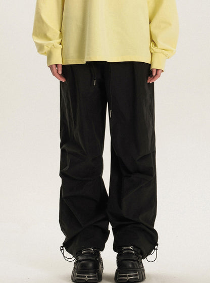 American loose straight cargo pants