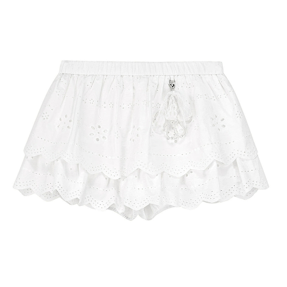 Vintage Lace Flower Asymmetrical Skirt Set-Up