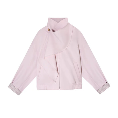 Detachable Shawl Collar Flight Jacket