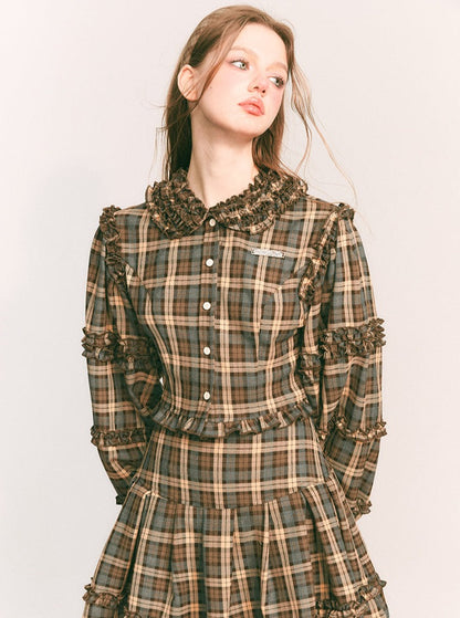 Vintage Plaid -Hemd