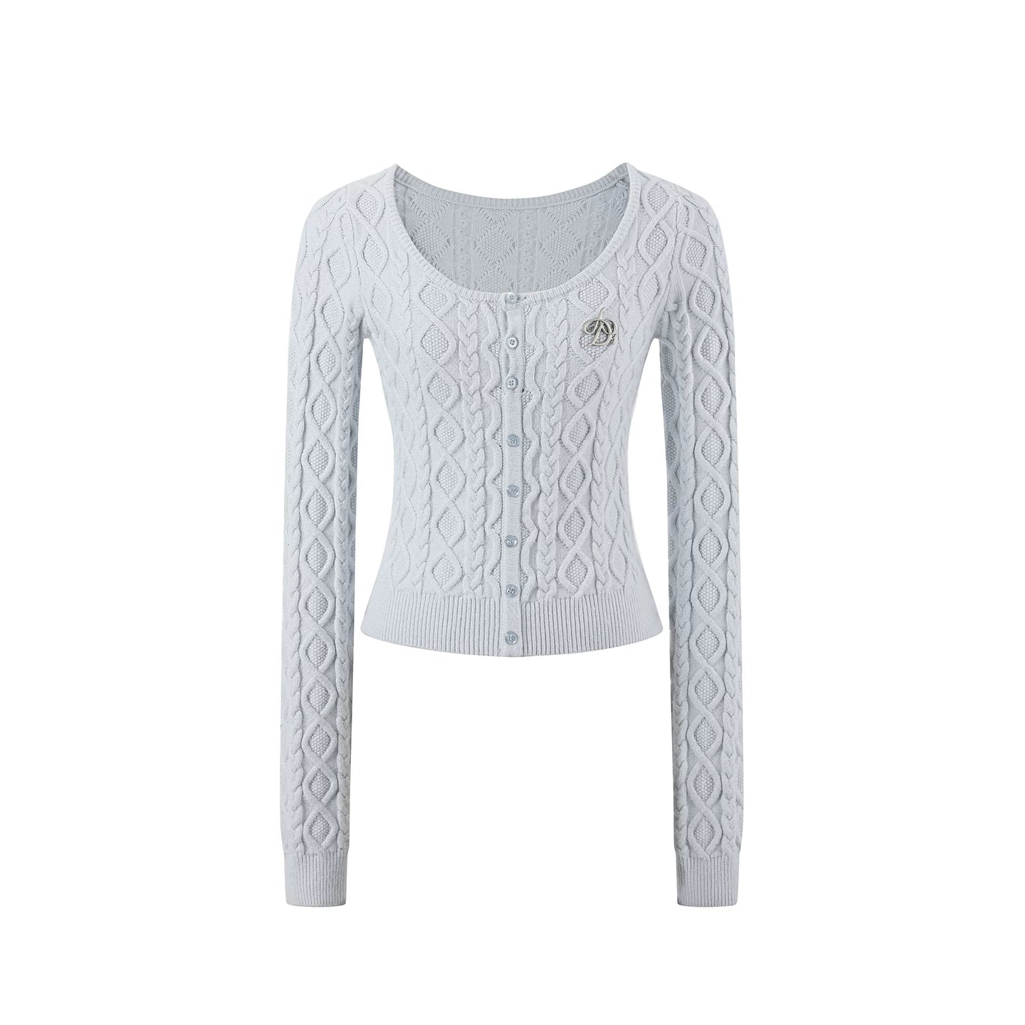 Slimming Cable Knit Sweater