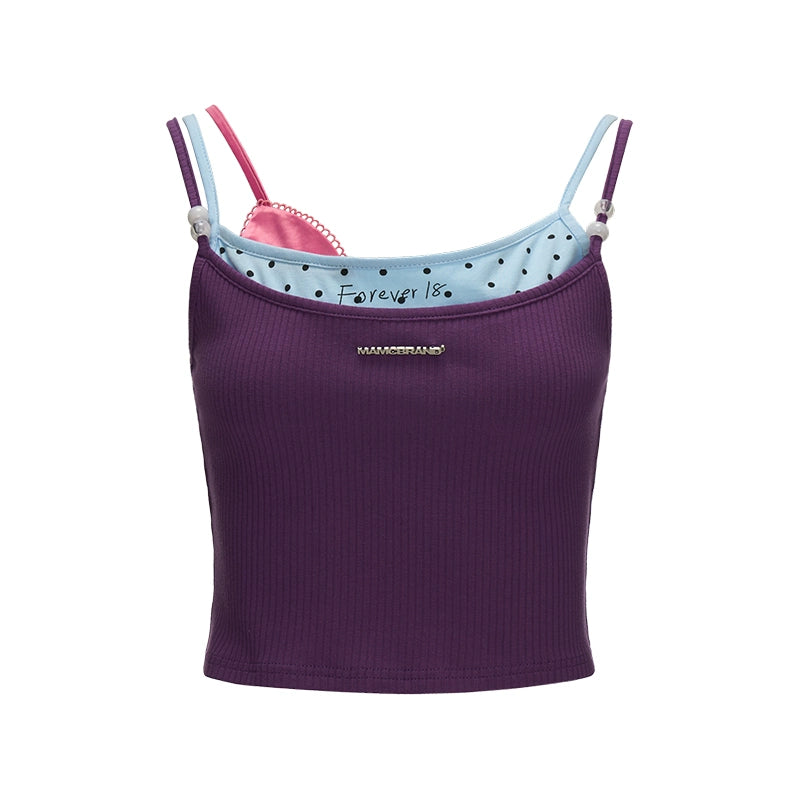 Summer Polka Dot Halter Top