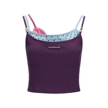 Summer Polka Dot Halter Top