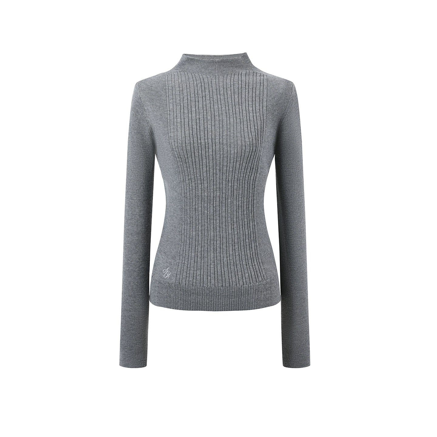 Ribbed Waist-Cinching Knit Sweater