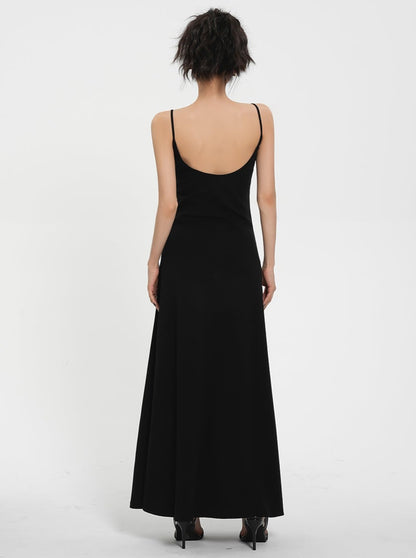 American Slim Backless Dress