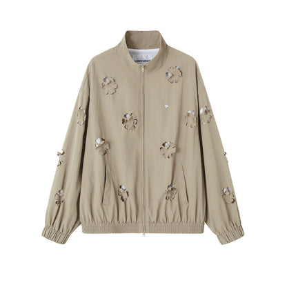 Autumn Cropped Flower Jacket