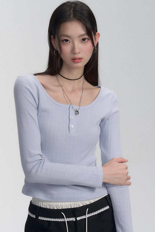 Cotton Basic Slim T-Shirt