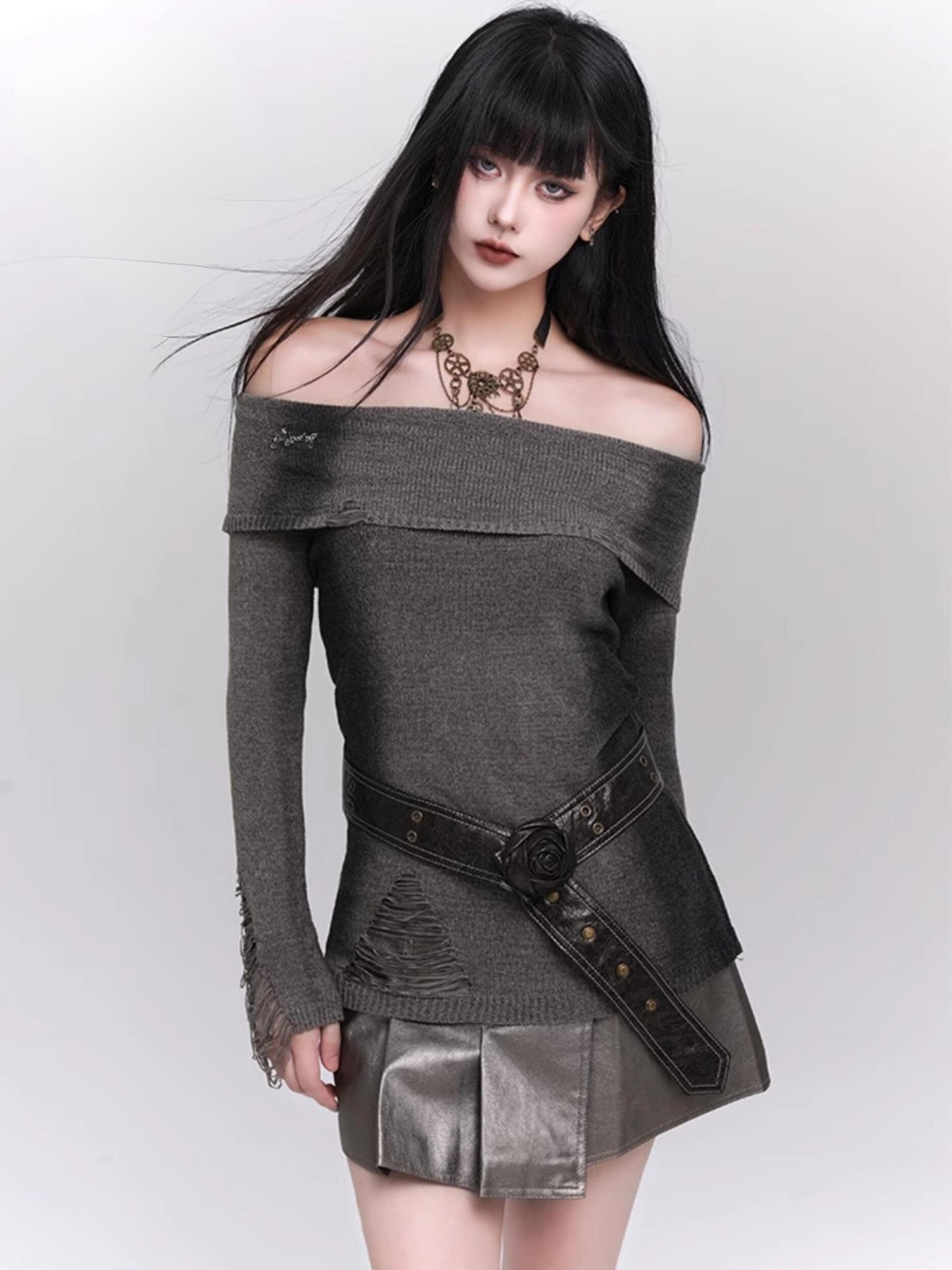 High-End Knitwear Top