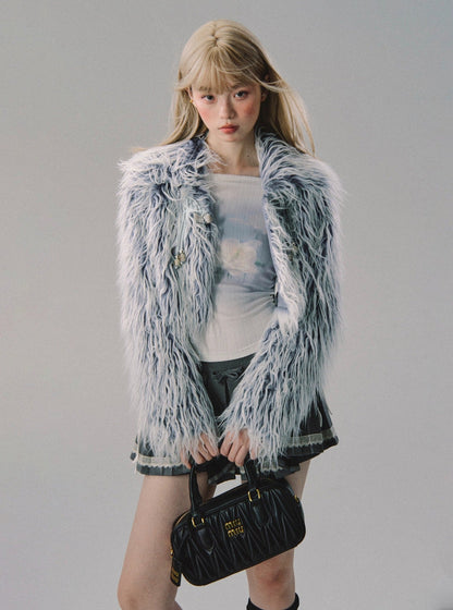 Loose fit fur Coat