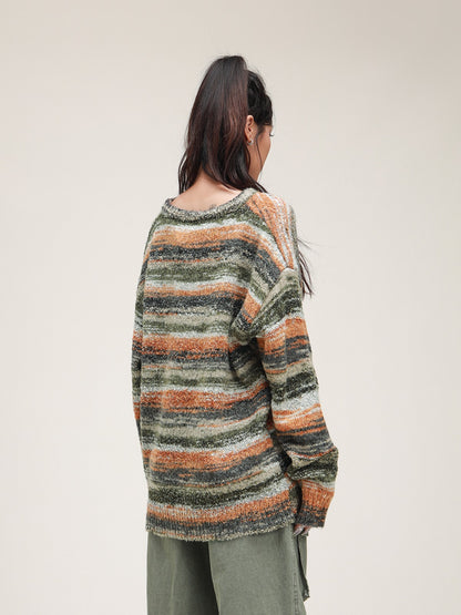 American Soft Waxy Lazy Strick Pullover