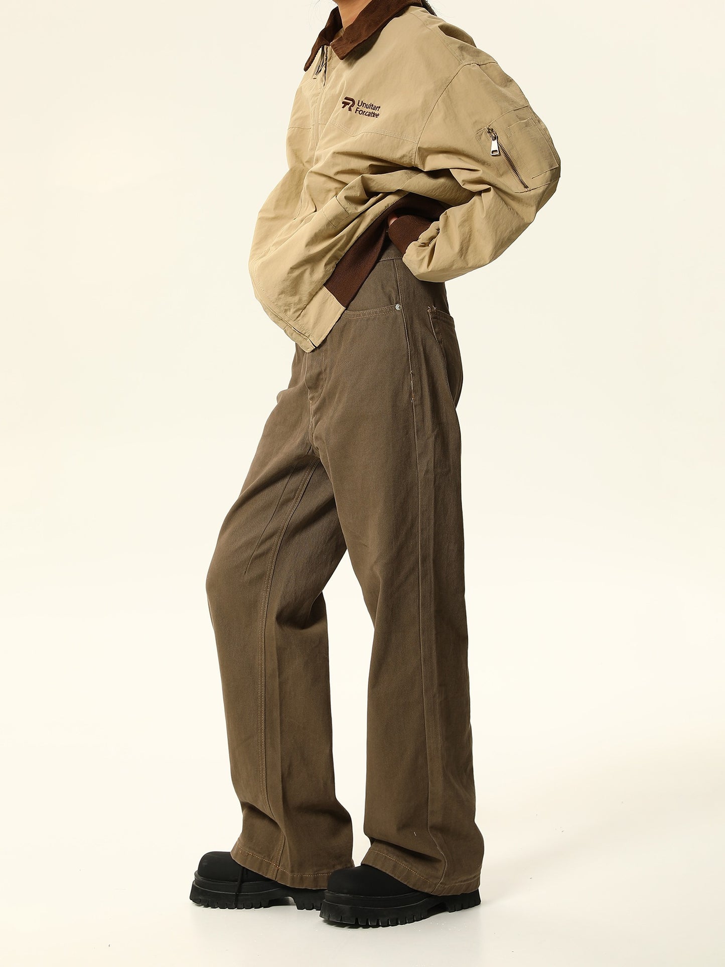 American Retro Brown Pants