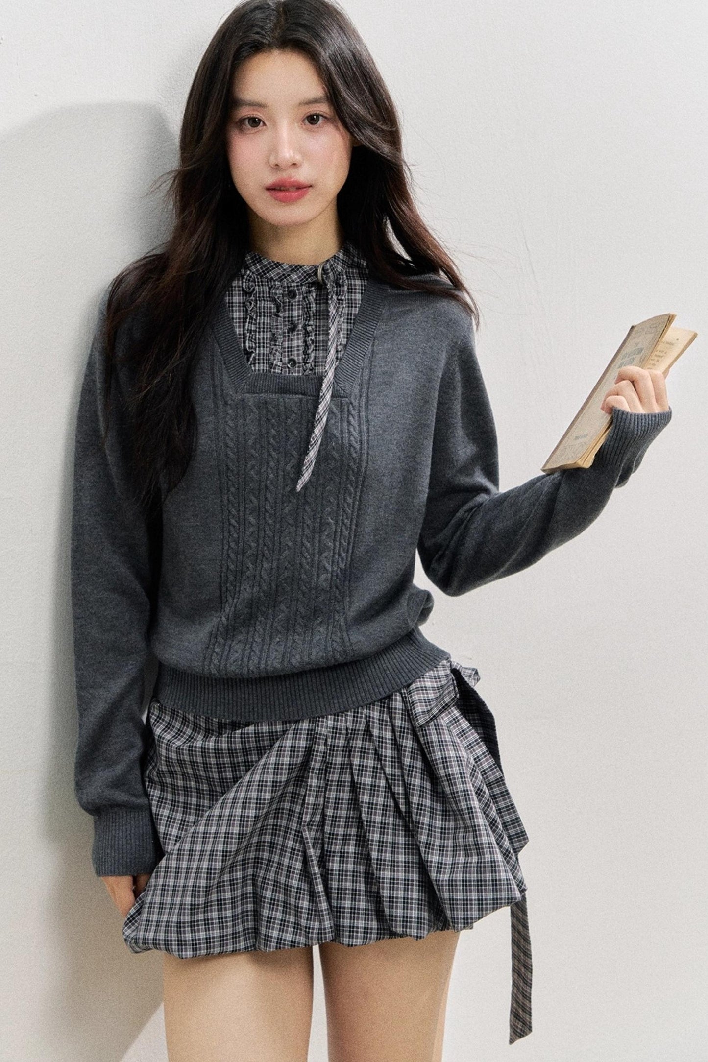 Elegant High Waist Skirt