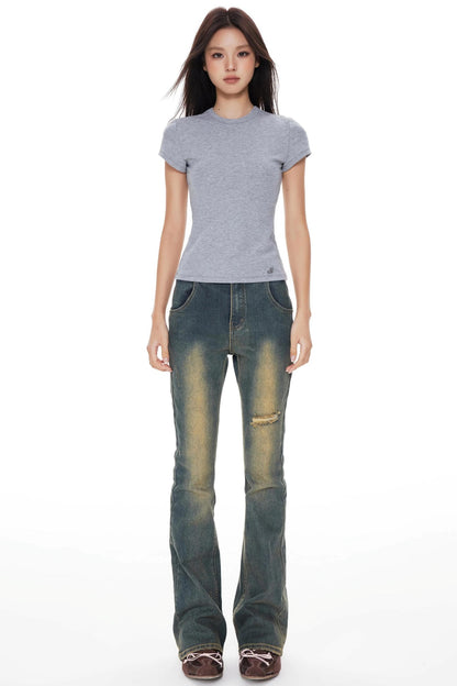 Knitted Slim Base Shirt