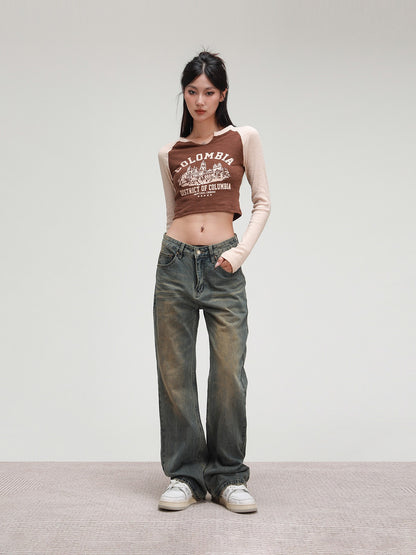 American Vintage Straight Leg Casual Pants