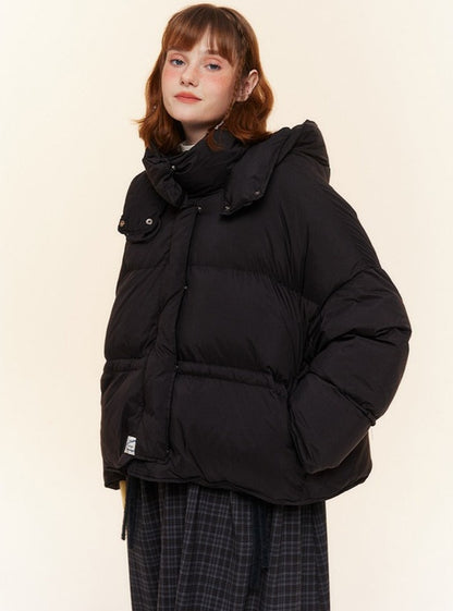 Hooded Loose Thickened Duck Down Jacket