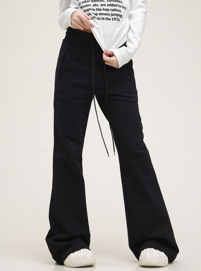 American Casual Pants Slim Slightly Flared Pants