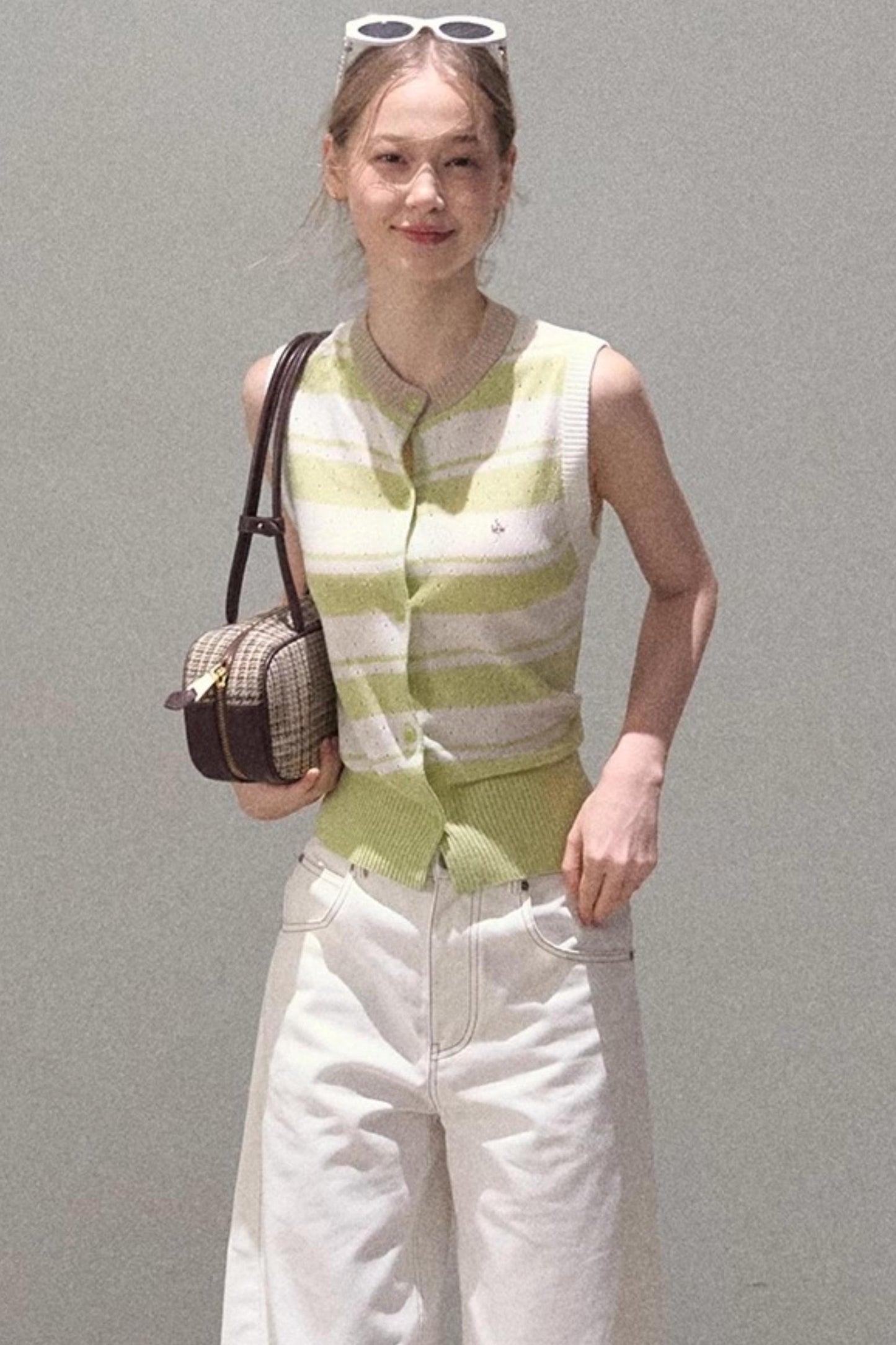 Thin Linen Relaxed Fit Vest