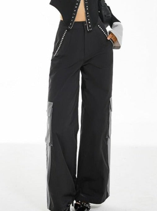 American Vintage Cargo Wide-leg Pants