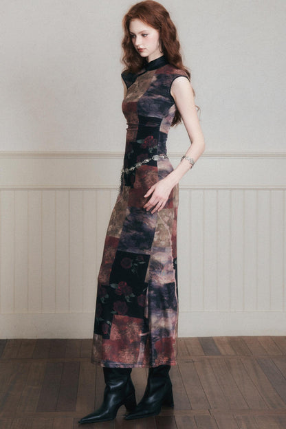 Vintage Chinese Cheongsam Dress