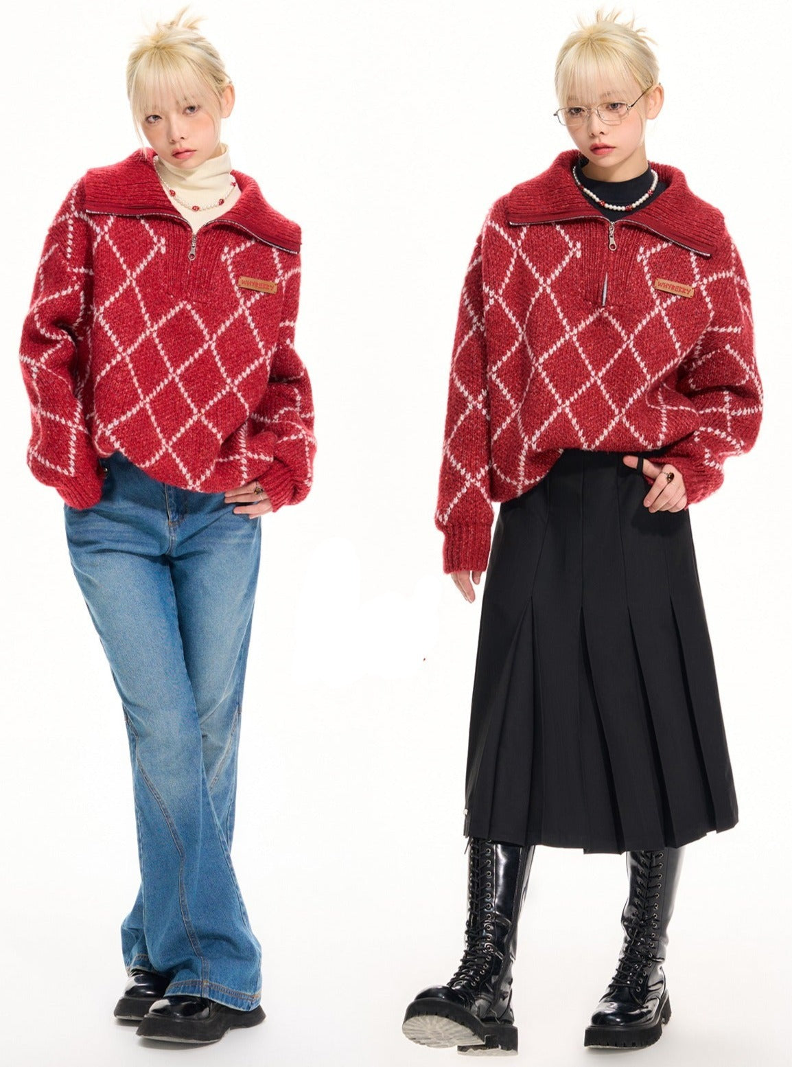 Retro Knitwear Sweater Coat