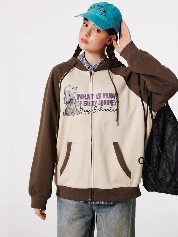 cardigan raglan collegiate jacket