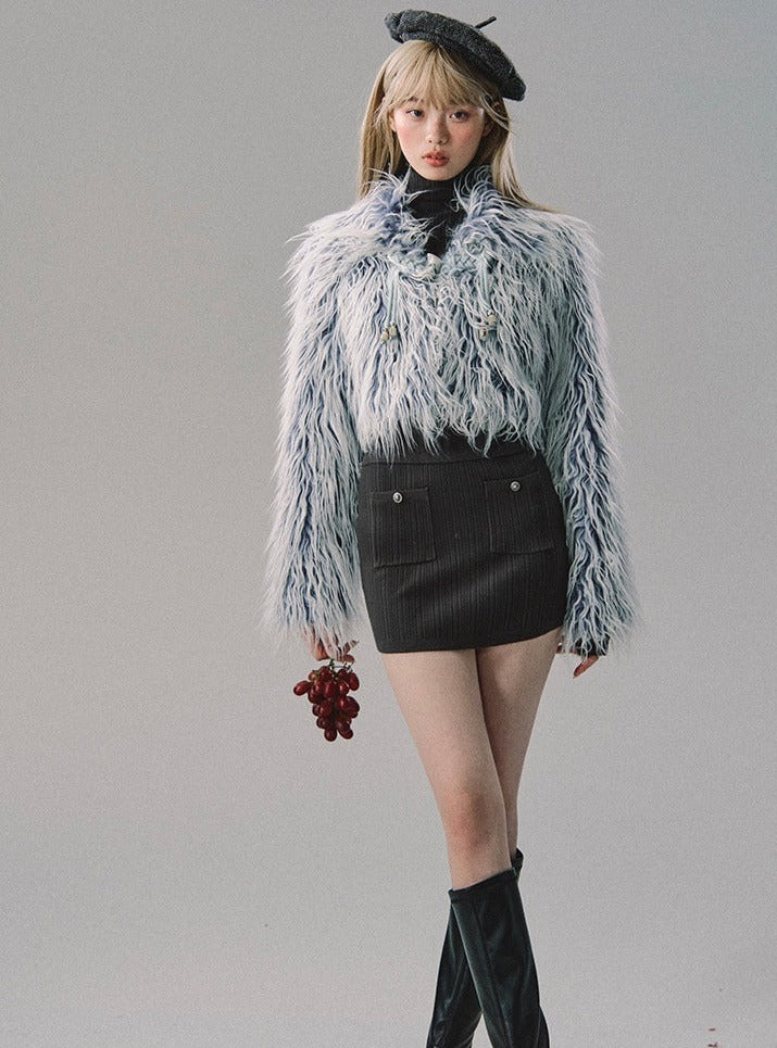 Loose fit fur Coat