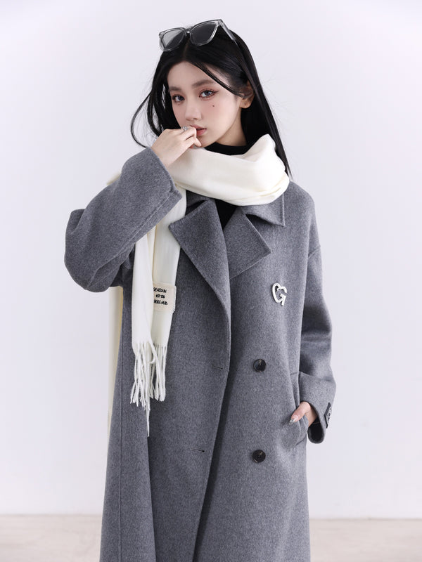 Wool welfare hand-sewn coat