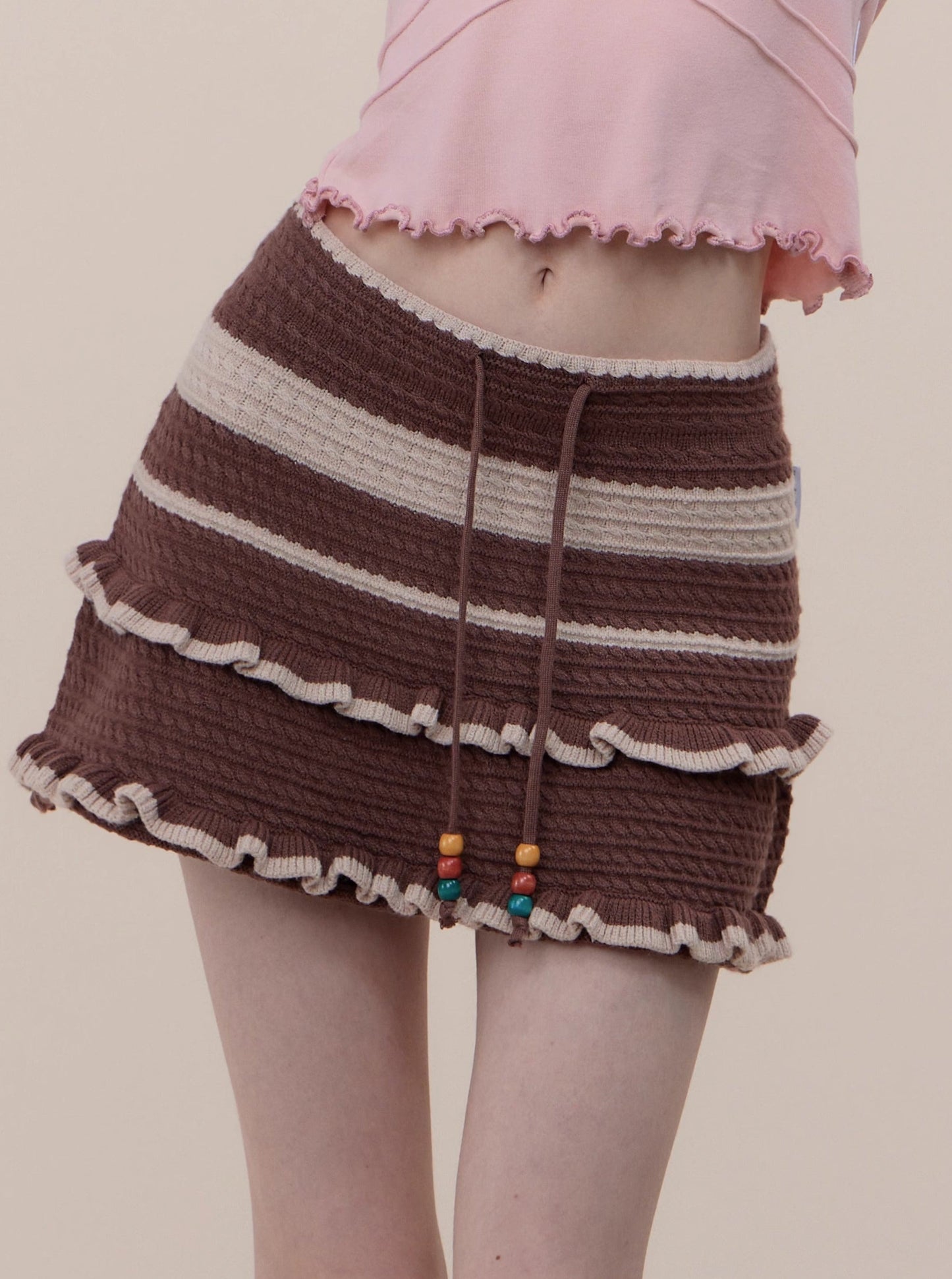 American Vintage A-line Brown Skirt