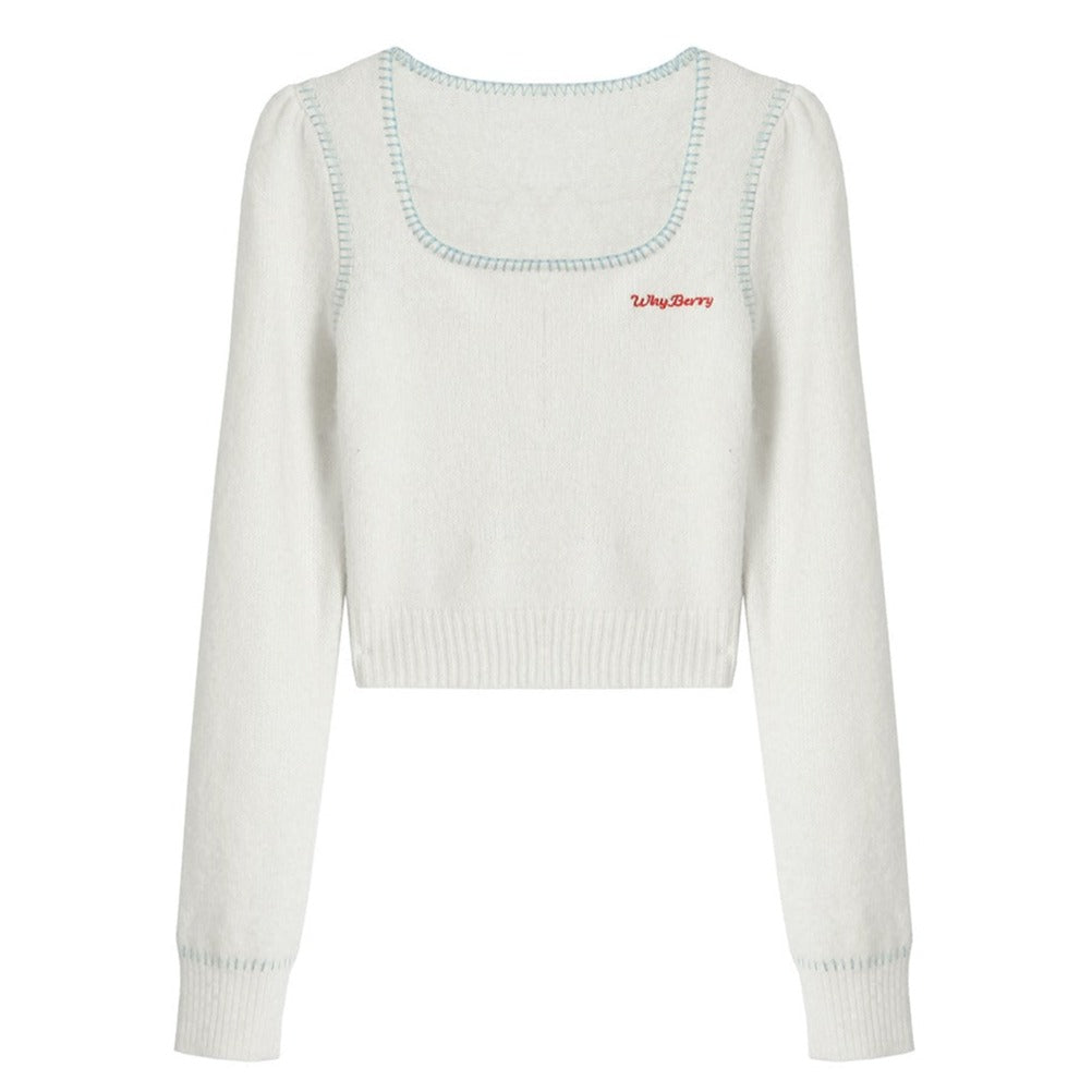 slim sweater tops