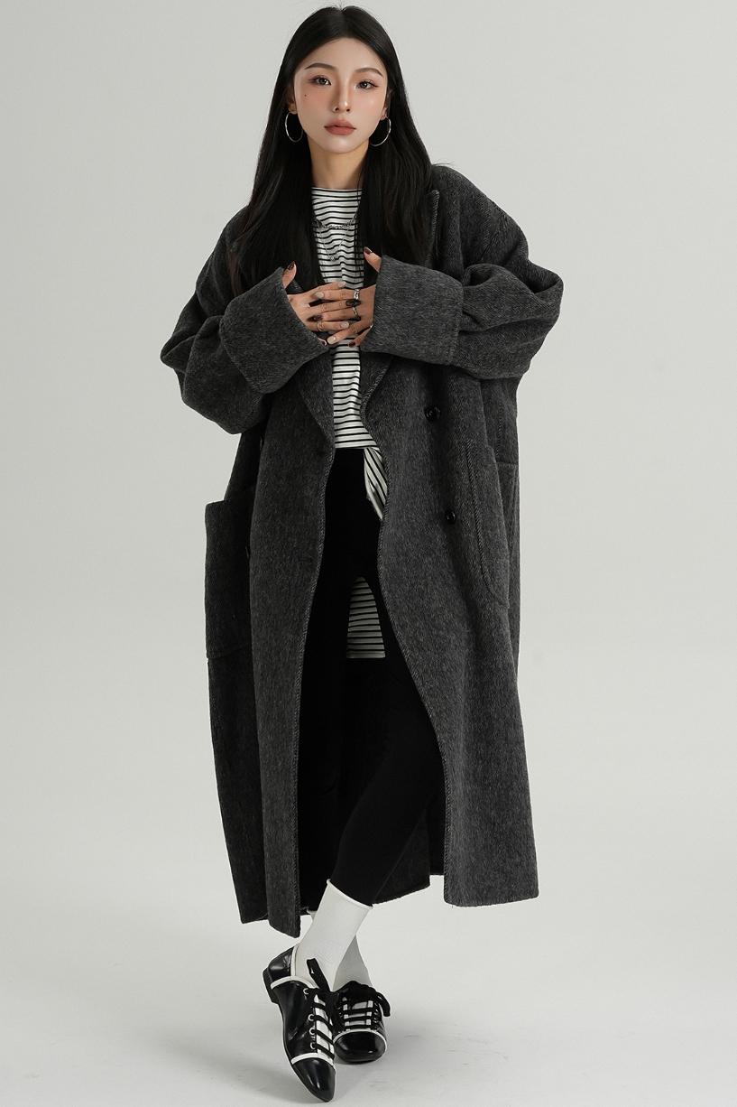 Long Woolen Winter Coat