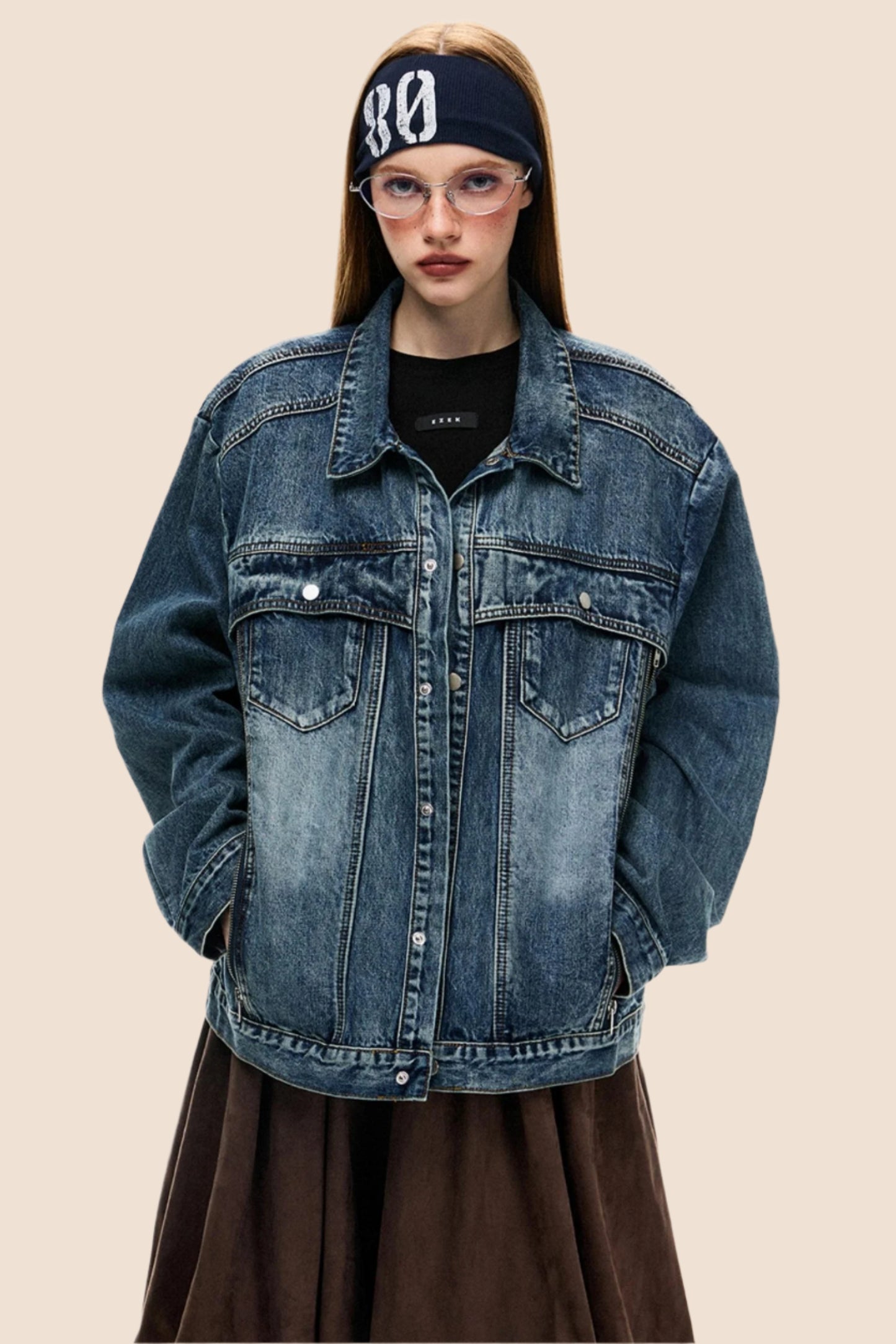 Niche Design Denim Jacket