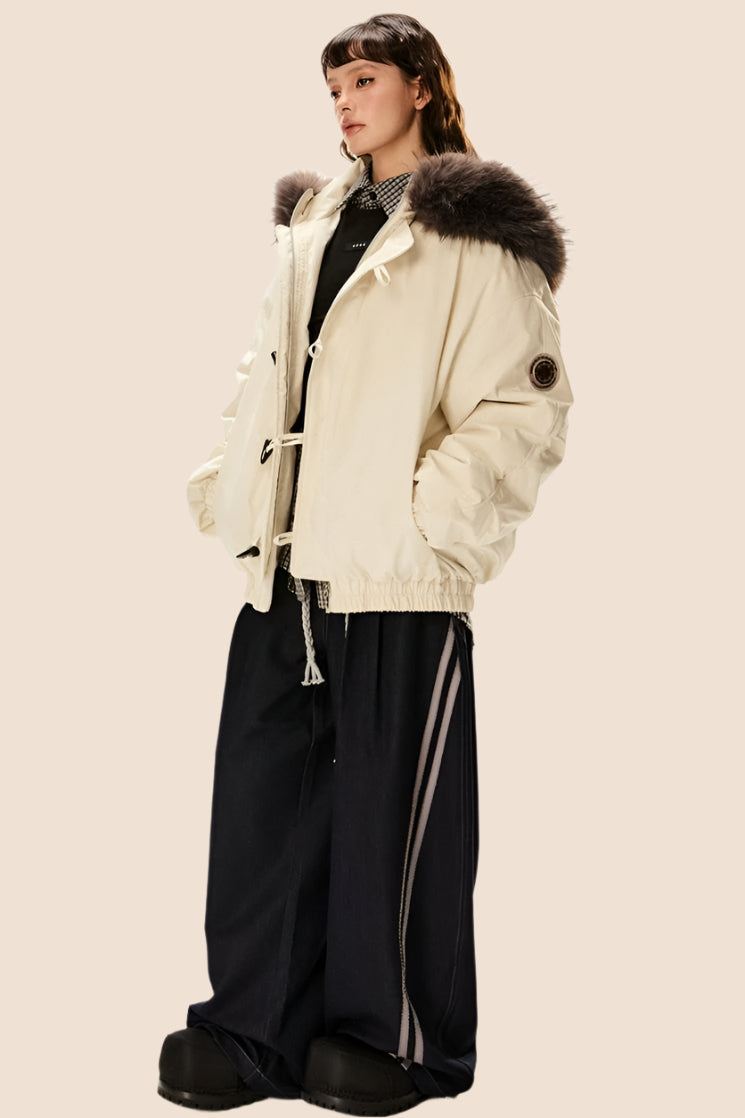 Hooded Duck Down Parka Jacket